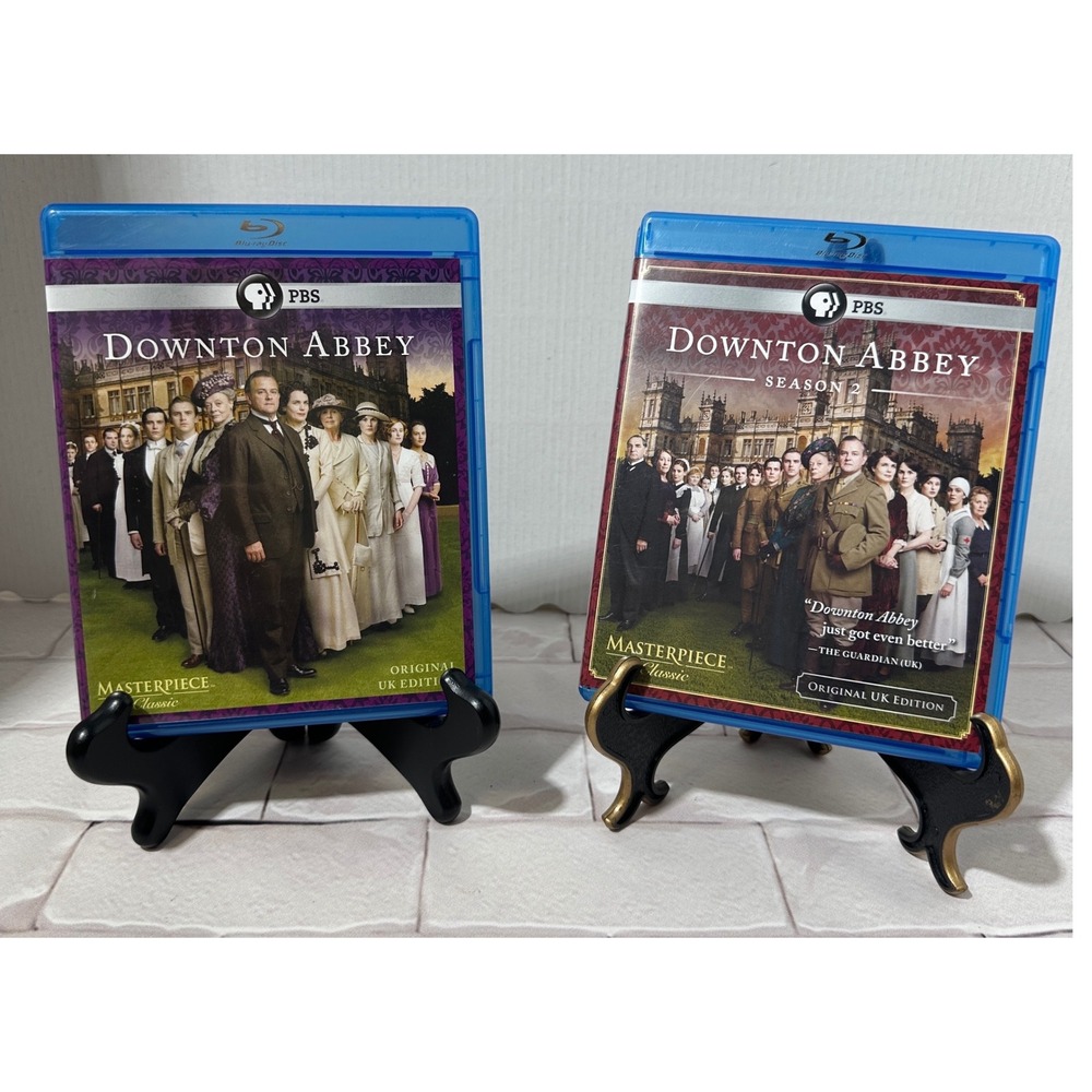 Downton Abbey Season 1 & Season 2‎ Blu Ray Set Original UK Edit. PBS Masterpiece